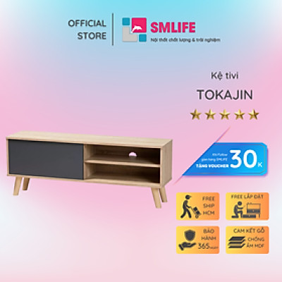 Kệ tivi gia đình đẹp kiểu dáng nhỏ gọn SMLIFE Tokajin