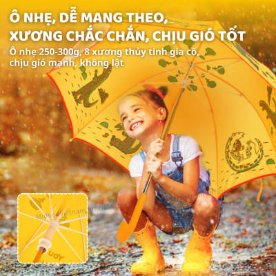 Ô cho bé gái, bé trai dù trẻ em Che Mưa Che Nắng Mideer Umbrella