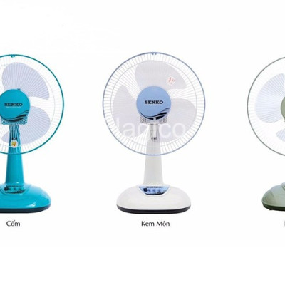 Quạt bàn Senko sang trọng cao cấp B1216 màu ngẫu nhiên - Hàng Chính Hãng