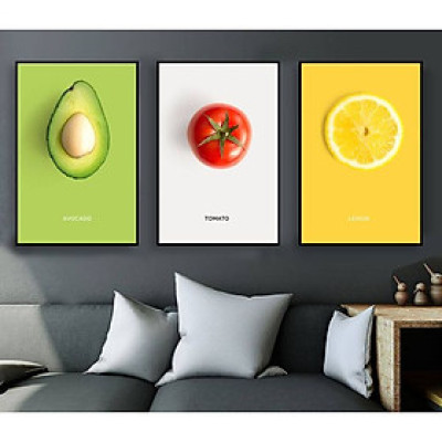 Bộ Tranh Trang Trí Hoa Quả 