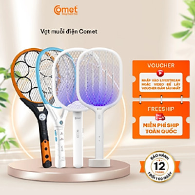 Vợt Muỗi Comet Tuổi Thọ Cao Lỗi 1 Đổi 1 Trong 6 Tháng
