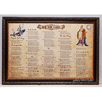 TRANH IN DẦU CAO CẤP - ĐỆ TỬ QUÝ