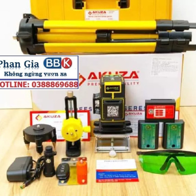 Máy Cân Bằng Laze Xanh 12 Tia Siêu Sáng AKUZA AK GLB 3D