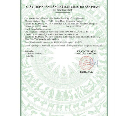 [Hộp 30 Viên] Viên uống SHINSAM BALANCE Hỗ trợ giảm bốc hỏa, mất ngủ, suy giảm sinh lý do suy giảm nội tiết tố - SHINPOONG PHARMA