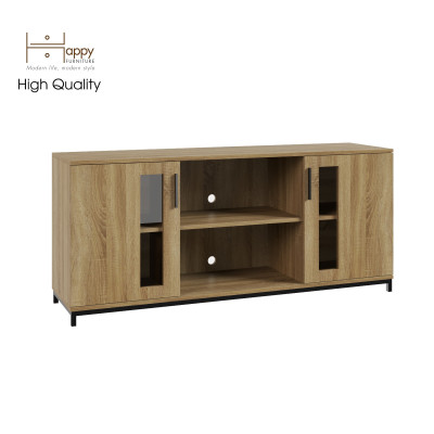 [Happy Home Furniture] LOUIS , Tủ lưu trữ 2 cửa mở - chân sắt , 150cm x 40cm x 66cm ( DxRxC), TCM_032
