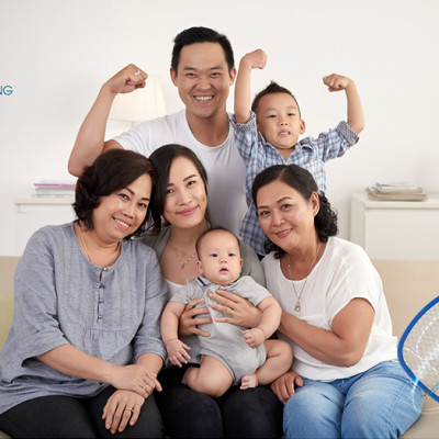 Vợt bắt muỗi Rạng Đông VBM RD.03 có đèn Led chiếu sáng - Hàng chính hãng