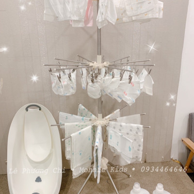 Giá, cây phơi quần áo quay 3 lớp Pier