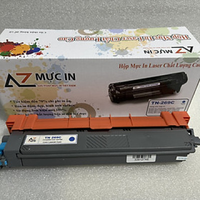 Hộp mực AZ TN269 BK C Y M CÓ CHIP dùng cho máy in Brother HL L3240CDW/ L3280CDW/ L3560CDW/ MFC L3760CDW/ L8340CDW - hàng chính hãng