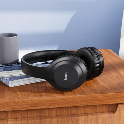 Tai nghe bluetooth chụp tai Hoco W30 có khe cắm thẻ nhớ và chân cắm 3.5mm rẻ bền đẹp xịn học sinh sinh viên văn phòng - Hàng chính hãng