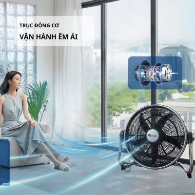 Quạt Công Nghiệp Chính Hãng SOWUN SW810, 100% Mô Tơ Làm Bằng Đồng, Công Suất Lớn