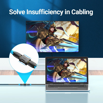 Đầu nối HDMI 2.0 hỗ trợ 4k, đực sang cái, cái sang cái Vention - Hàng chính hãng