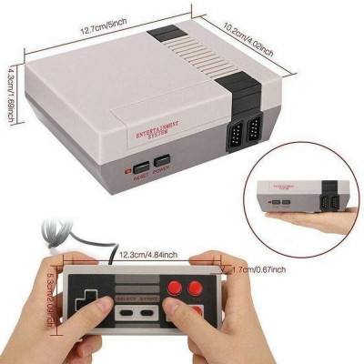 Máy chơi game NES classic 620 trò chơi cổ điển, máy chơi game 4 nút cổ điển Đầu Ra AV - Hàng nhập khẩu