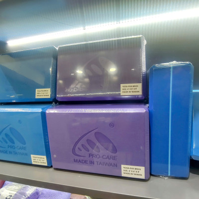 Gạch tập Yoga Cao Cấp Xốp EVA độ nén cao PRO-CARE nhập khẩu Đài Loan - Hàng Chính Hãng (1 Cái)