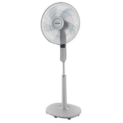 Quạt đứng Toshiba F-LSA20(H)VN, Màu xám, 60W - Điều khiển từ xa - 5 cánh - Hẹn giờ tắt/mở - Hàng chính hãng, bảo hành 12 tháng