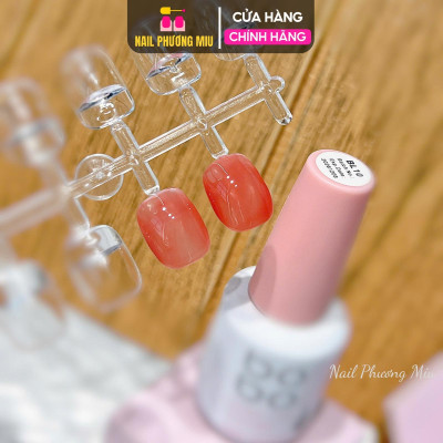Sơn Thạch Lẻ Bobo Màu Xanh 9, Rượu Vang 28, Sơn Trơn Nước Gạo 13, Nâu Tây 20, Trắng Sữa Bóng Mướt Làm Nail, Màu Chuẩn Chai 15ml Đậm Đặc Bám Móng