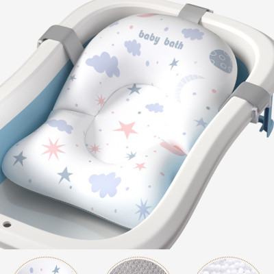 Đệm Tắm Đỡ Lưng Cho Bé Cleverbees Đảm Bảo An Toàn Khi Tắm Chất Liệu Mềm Mại ,  Phù Hợp Khớp Với Tất Cả Các Loại Chậu Tắm - Hàng Chính Hãng