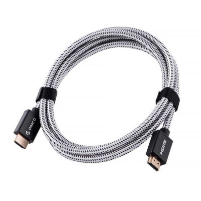 Cáp HDMI ORICO HD501-15-BK - chuẩn 2.0 4K/60Hz (dây dù) 1.5 mét- Hàng Chính Hãng
