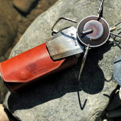 Vỏ bọc bình ga cắm trại bao da dã ngoại campoutvn A494