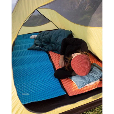 Đồ cắm trại đệm gấp Naturehike camputvn dạng xốp trứng dã ngoại du lịch leo núi chống nước lót nằm êm A069