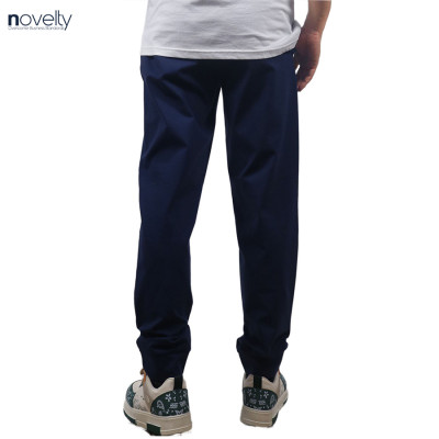 Quần jogger nam Novelty Regular fit họa tiết in phản quang Xanh đen NQGMMDMT3R230835Q