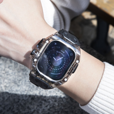 Ốp Case tích hợp dây đeo Lamborghini Style cho Apple Watch Series 10 & Apple Watch Series 11 Size 42mm / 46mm - Hàng Chính Hãng