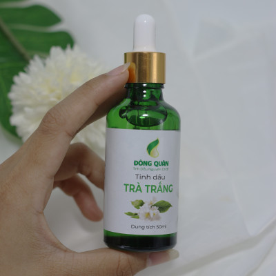 Tinh Dầu Trà Trắng Nguyên Chất Đông Quân Có Mùi Thơm Như Nước Hoa, Làm Thơm Phòng, Sảng Khoái Và Thư Giãn Tinh Thần 100ml/lọ