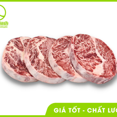 Thăn Ngoại Bò Úc Hokubee thượng hạng thơm ngon, vân mỡ cẩm thạch mềm béo - Khay 500Gr