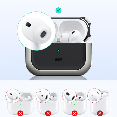 Bao Case cho Airpods Pro 3 (2025) ESR Orbit Colors Hybrid Magnetic Case - Hàng Chính Hãng