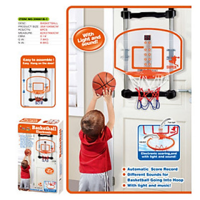 KINGSPORT - 39881B-1 Bộ bóng rổ treo cửa điện tử (KT 43x38x67cm)