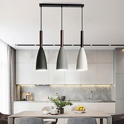 Đèn thả bàn ăn, phòng khách OSIAC 3 bóng ngang cao cấp kèm bóng LED chuyên dụng