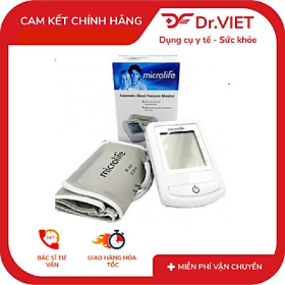 Máy đo huyết áp Microlife BP 3NZ1-1P Dụng cụ Y Khoa , với thiết kế đơn giản, Đo huyết áp và nhịp tim