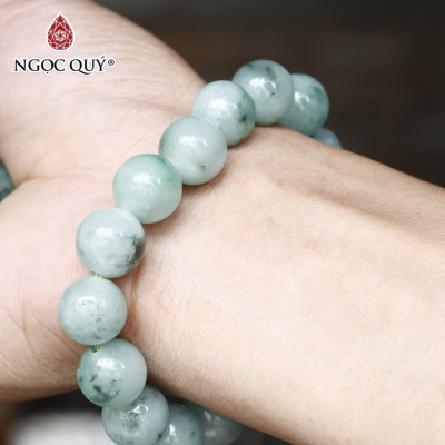 Vòng tay đá cẩm thạch phỉ thúy mệnh hỏa, mộc - Ngọc Quý Gemstones