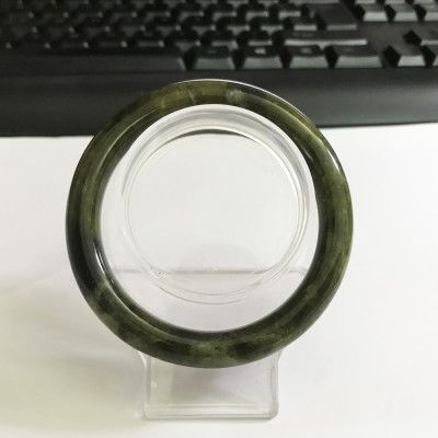 Vòng tay cẩm thạch ngọc tự nhiên của VN màu xanh cho người mệnh Hỏa và Mộc nhiều size