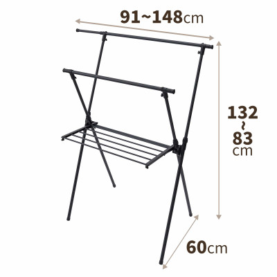 Giá Phơi Quần Áo Bằng Thép Không Gỉ PSBK-05 TENMA, Dễ Dàng Tháo Lắp, Dễ Dàng Gấp Gọn Và Điều Chỉnh