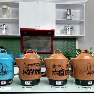 [Chính hãng] Ấm Sắc Thuốc Gali 3.3L GL-1801-NB – Sắc Tự Động, Có Chuông Báo, Bảo Hành 2 Năm