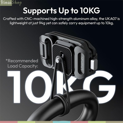 Ulanzi UKA07 - Bộ Kẹp Balo Máy Ảnh GoPro Tháo Nhanh, Bền Nhẹ 94g, Chịu Tải 10kg, Tương Thích Uka & F38 - Hàng Chính Hãng