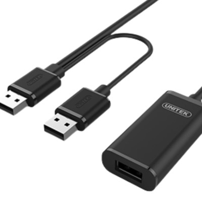 Cáp USB Nối Dài 2.0 (20m) Extension Unitek (Y-279)- Hàng chính hãng
