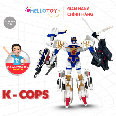 Đồ chơi Robot Little K-cops Hello Carbot HC-F-003SD - Chất liệu nhựa PVC - Kích thước 120*72*130mm - Tuổi sử dụng trên 37 tháng - Không dùng pin