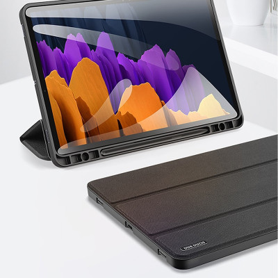 Bao da dành cho Samsung Tab S7 Fe Dux Ducis Domo chính hãng (có khay đựng bút) - Hàng Nhập Khẩu