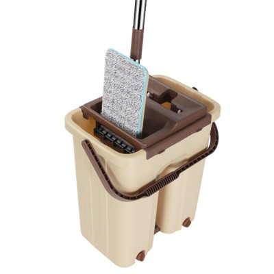 Bộ cây lau nhà thông minh kèm thùng vắt 2 ngăn Inochi BH-M200 (Size Lớn)