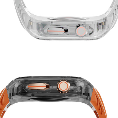 Ốp Case tích hợp dây đeo Lamborghini Style cho Apple Watch Series 4/5/6/SE/7/8/9/SE1,2,3 Size 40mm/41mm & 44mm/45mm - Hàng Chính Hãng