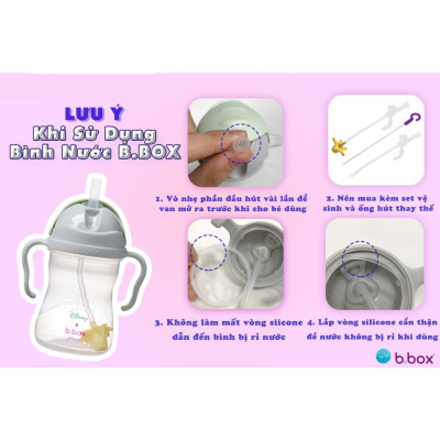 Bình Nước Tập Uống Chống Sặc 360 Độ Thương Hiệu Úc B.BOX