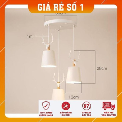Đèn Thả Trần - Đèn Thả Bàn Ăn Cao Cấp kèm bóng LED chuyên dụng và đế ốp trần