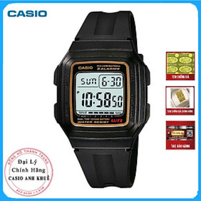 Đồng Hồ Nam Casio F-201WA-9ADF Dây Nhựa