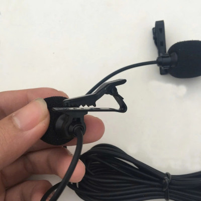 Cặp micro cài áo cho Camera, Gopro, Smartphone Micro kẹp áo thu âm đôi dùng cho điện thoại, laptop, máy tính bảng - Hàng Nhập Khẩu