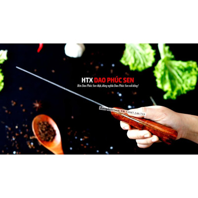 Dao Phúc Sen - Dao Chặt Gà Cán Ốp Nu Nghiến G05OCD