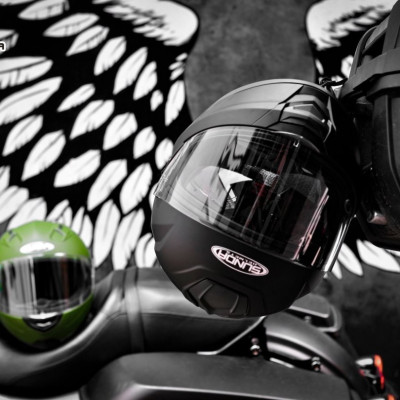 Mũ bảo hiểm fullface trùm đầu 2 kính SUNDA 823 – vệ sĩ chống tia cực tím