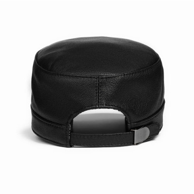 Mũ lưỡi trai da cừu cao cấp BHY1923 – Thiết kế lưỡi ngắn tinh tế, da thật mềm mịn, lịch lãm cho phái mạnh