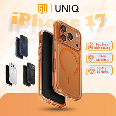 Ốp Lưng Cho iPhone 17 Pro Max / 17 Pro UNIQ COMBAT Bảo Vệ 3 Lớp Chống Sốc 4m Chuẩn Quân Đội ShockSorb Hàng Chính Hãng