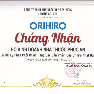 Viên uống bổ não, mắt, tim mạch Orihiro DHA EPA Nhật Bản 180 viên